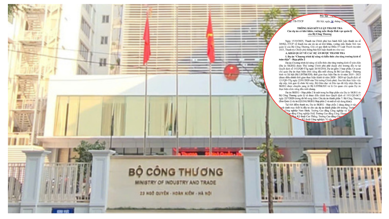 Trụ sở Bộ Công Thương tại Hà Nội. Ảnh: Đ.H