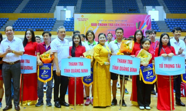 Giải Cầu lông toàn quốc Báo Thanh tra lần thứ 18 chính thức diễn ra