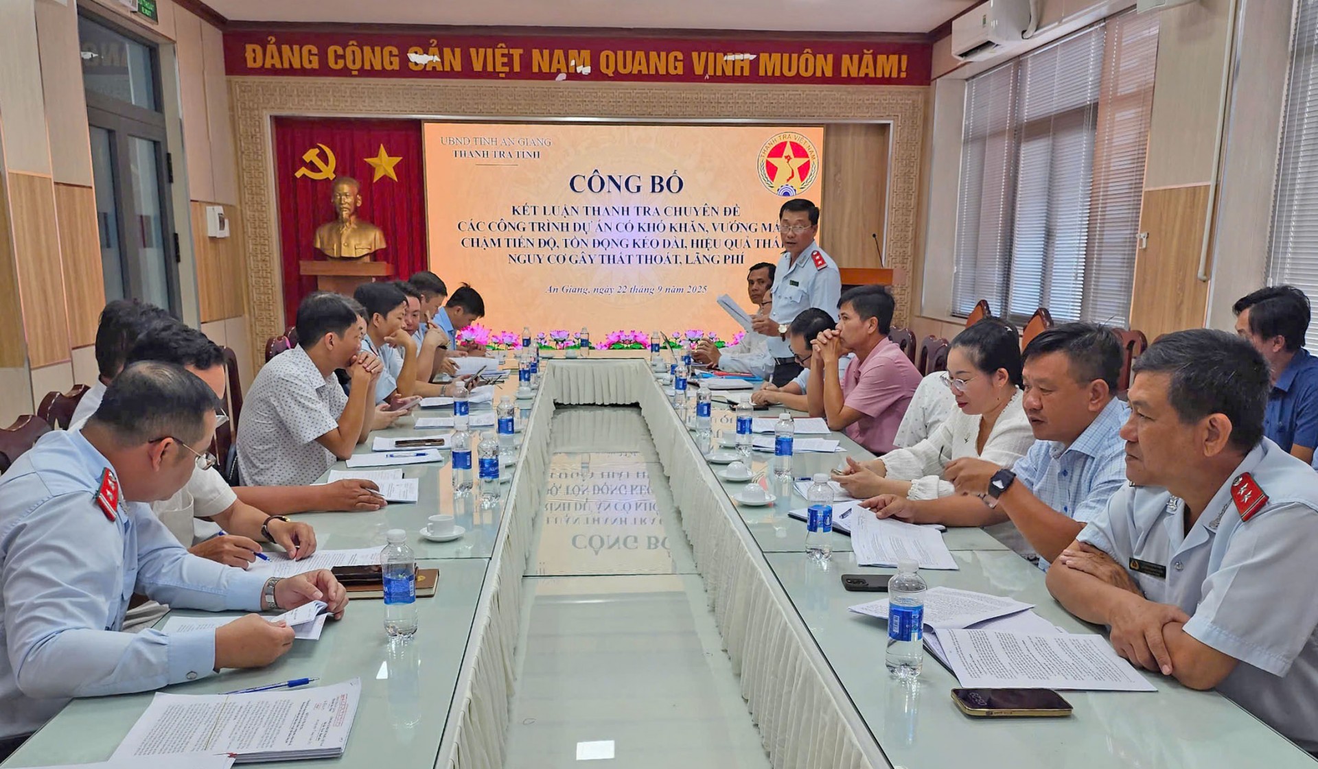 An Giang báo cáo kết quả thanh tra chuyên đề các dự án có khó khăn, vướng mắc