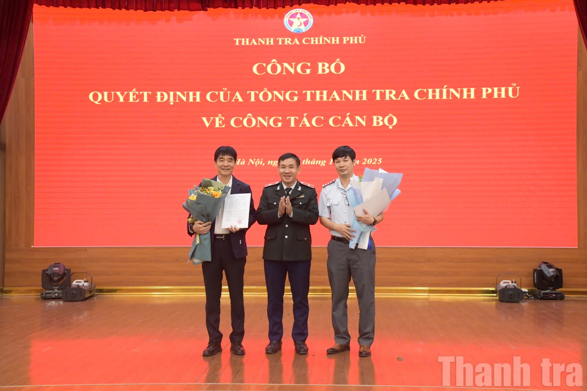 Công bố và trao quyết định bổ nhiệm lãnh đạo cấp phòng tại Văn phòng Thanh tra Chính phủ