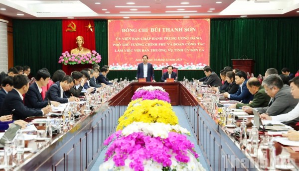 Phó Thủ tướng Chính phủ Bùi Thanh Sơn làm việc với tỉnh Sơn La