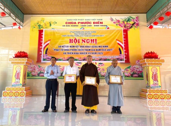 Bình Thuận: Điểm sáng từ mô hình “Phật tử Chùa Phước Điền tham gia đảm bảo an ninh trật tự”