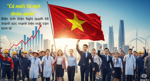 “Cả nước là một đoàn quân”: Biến tinh thần Nghị quyết 68 thành sức mạnh trên mặt trận kinh tế