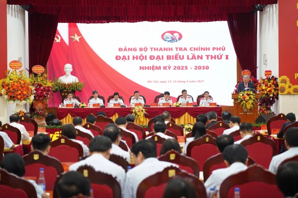 Khí thế mới, tầm vóc mới: Đại hội đại biểu Đảng bộ Thanh tra Chính phủ lần thứ I - Bước tiến chiến lược cho ngành Thanh tra trong nhiệm kỳ 2025-2030