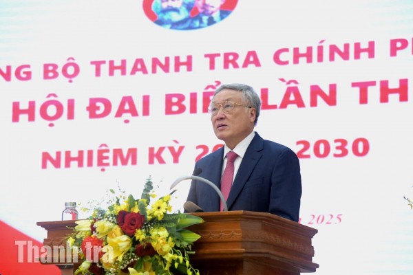 Toàn văn phát biểu của Phó Thủ tướng Thường trực Chính phủ Nguyễn Hòa Bình tại Đại hội Đảng bộ Thanh tra Chính phủ lần thứ I, nhiệm kỳ 2025-2030