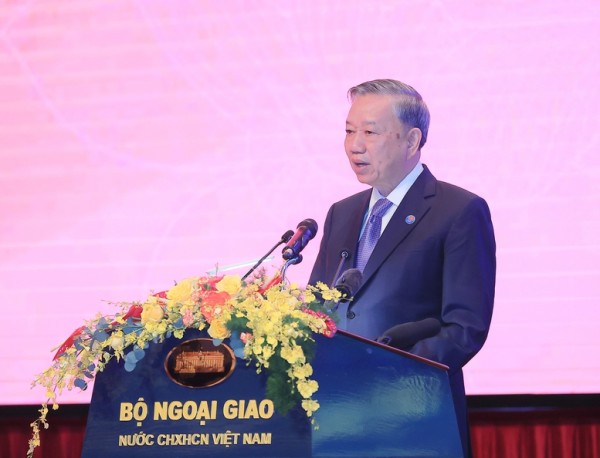 Toàn văn Thư chúc mừng của Tổng Bí thư Tô Lâm nhân Kỷ niệm 80 năm Ngoại giao Việt Nam