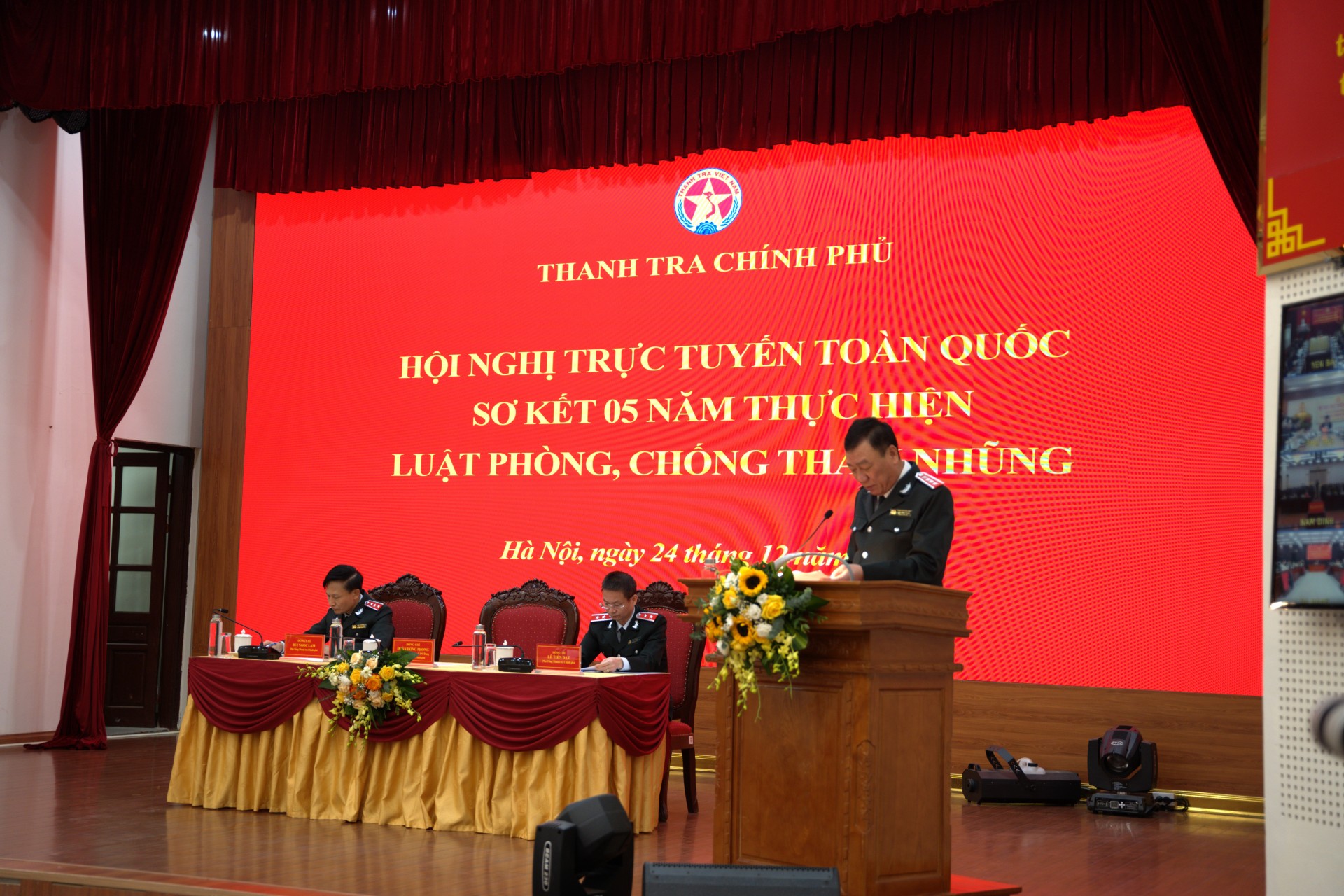 Thanh tra Chính phủ tổ chức Hội nghị Trực tuyến toàn quốc sơ kết 5 năm thực hiện Luật phòng, chống tham nhũng