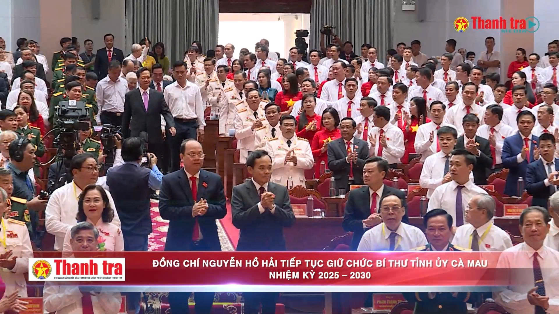 Đồng chí Nguyễn Hồ Hải tiếp tục giữ chức Bí thư Tỉnh ủy Cà Mau nhiệm kỳ 2025 – 2030