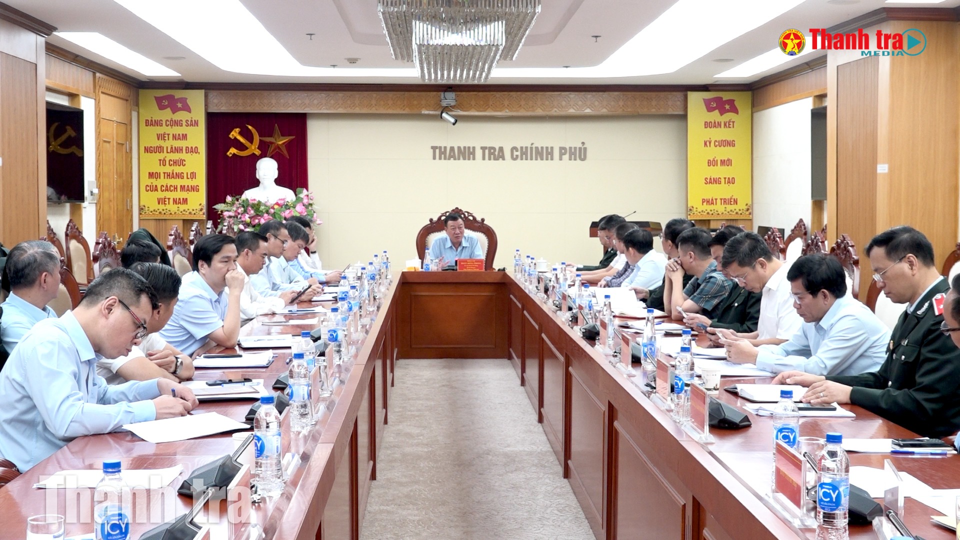 Thanh tra Chính phủ họp giao ban lãnh đạo