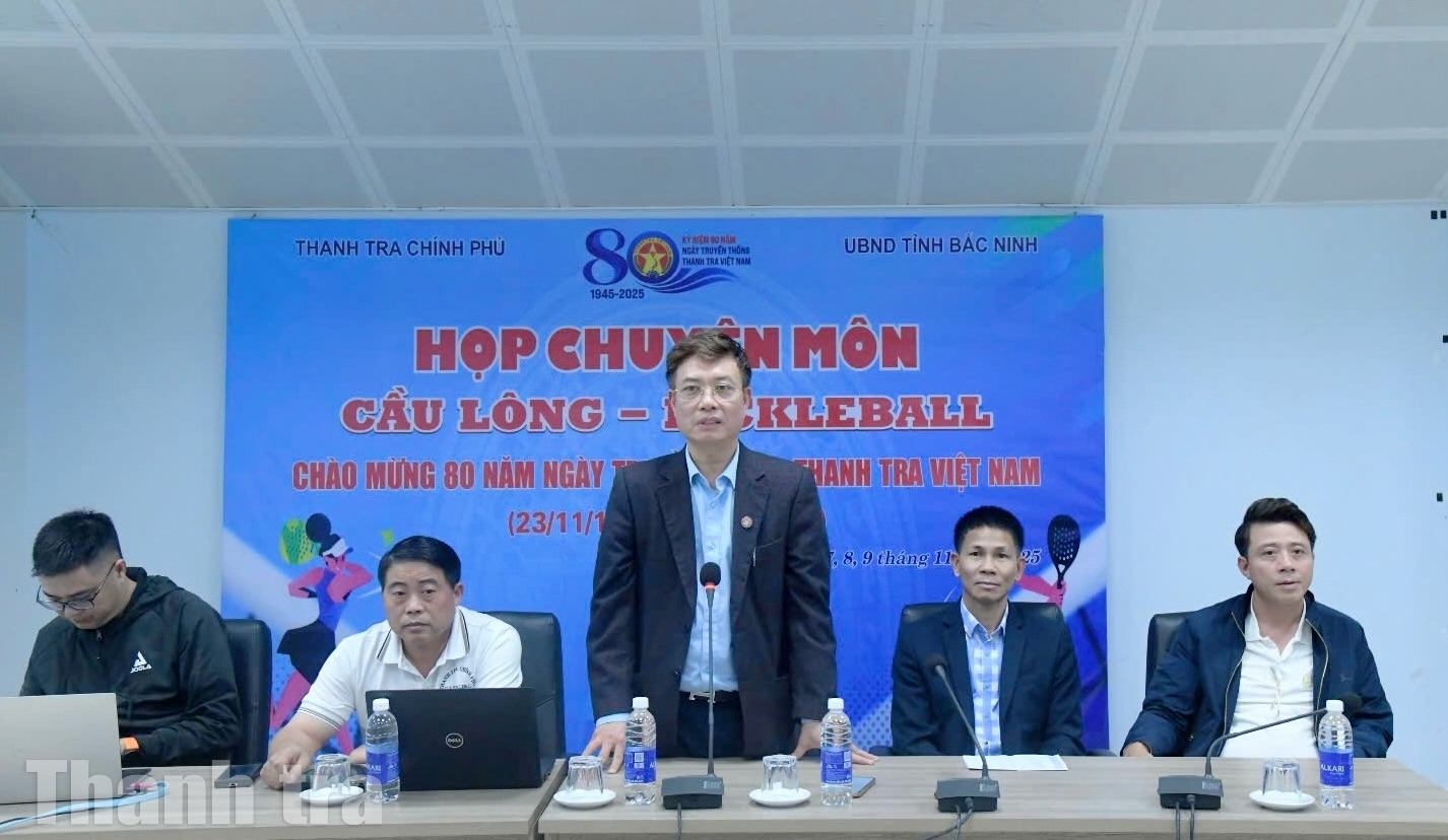 Sẵn sàng trước giờ khởi tranh Hội thao ngành Thanh tra Việt Nam năm 2025