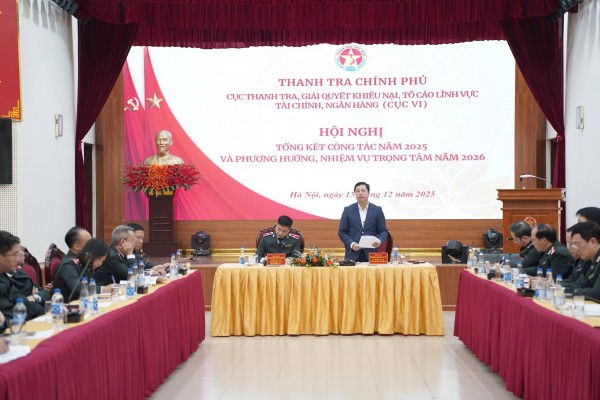 Cục VI (Thanh tra Chính phủ): Phát huy thành tích, phấn đấu hoàn thành xuất sắc mọi nhiệm vụ năm 2026