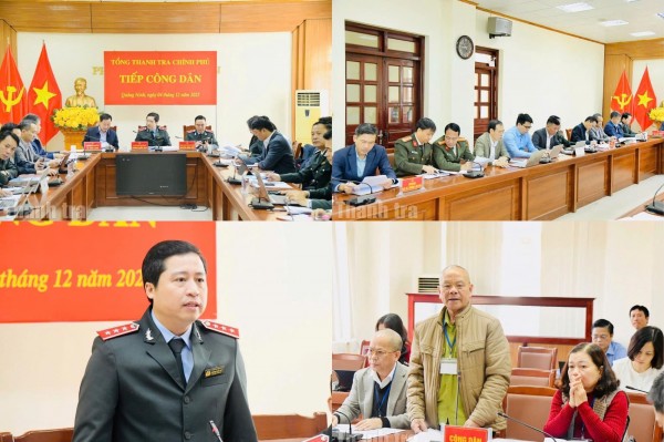 Tiếp công dân tại Quảng Ninh: Thanh tra Chính phủ yêu cầu giải quyết dứt điểm vụ khiếu kiện phức tạp