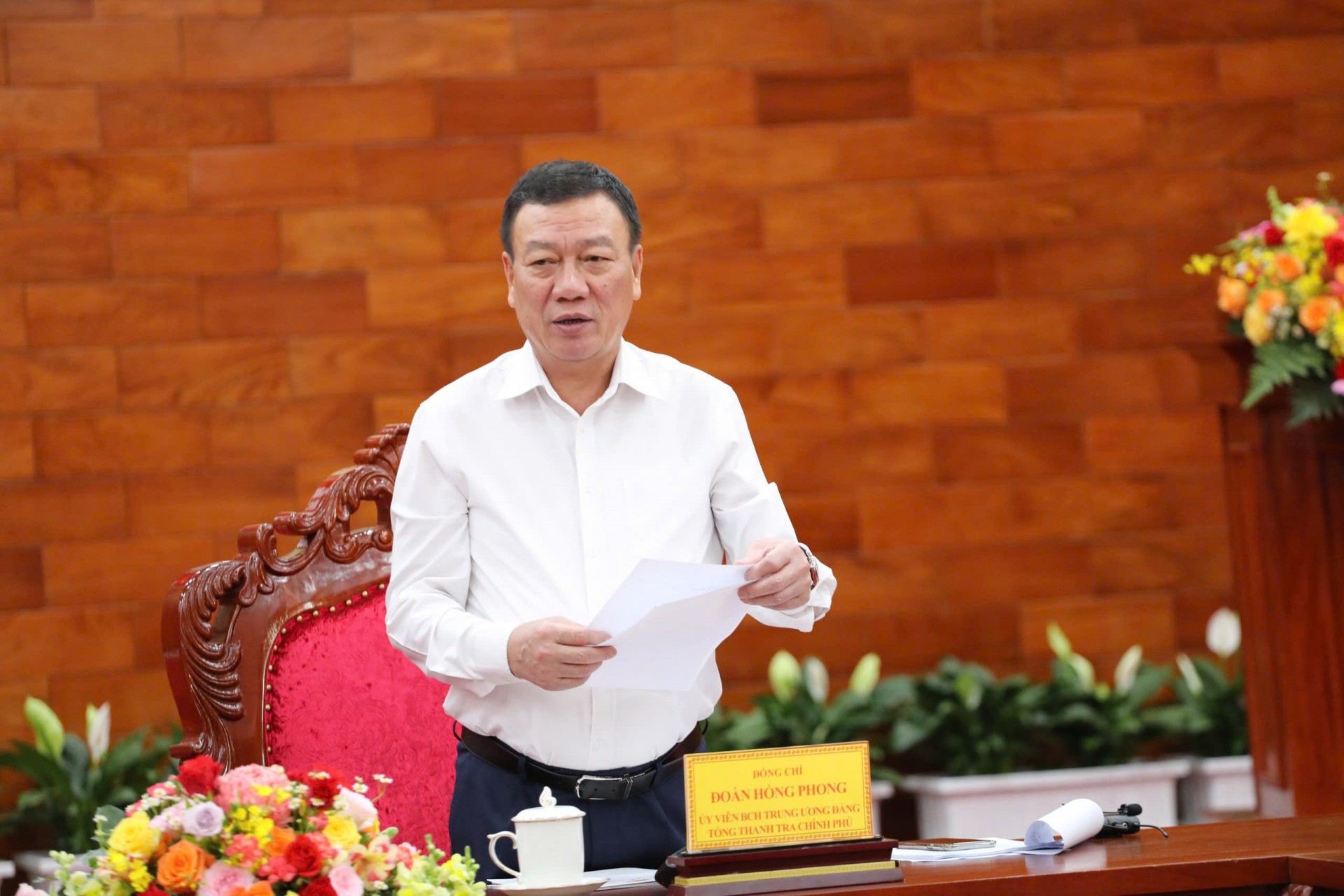 Tổng Thanh tra Chính phủ làm việc với Gia Lai, Kon Tum về giải quyết khiếu nại, tố cáo