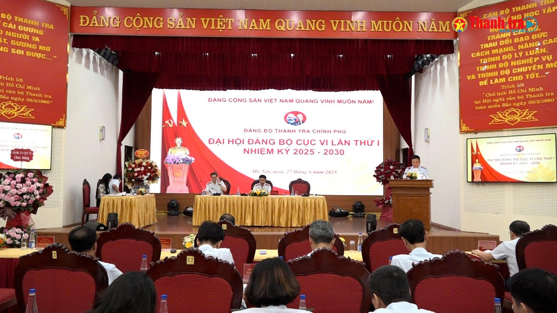 Thanh tra Chính phủ: Cục VI quyết tâm xây dựng Đảng bộ trong sạch, vững mạnh