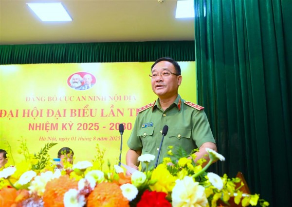 Xây dựng Đảng bộ Cục An ninh nội địa trong sạch, vững mạnh, tiêu biểu