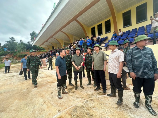 Phó Thủ tướng Trần Hồng Hà chỉ đạo công tác cứu hộ, khắc phục hậu quả lũ quét tại Điện Biên