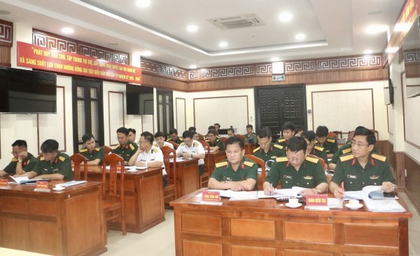 Kiểm tra công tác tại Tòa án Quân sự Quân khu 7