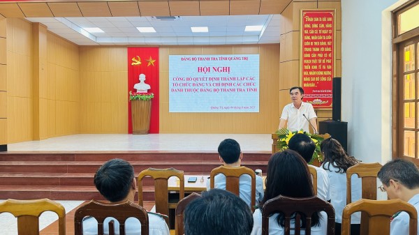 Ông Nguyễn Lương Bình giữ chức vụ Bí thư Đảng ủy Thanh tra tỉnh Quảng Trị