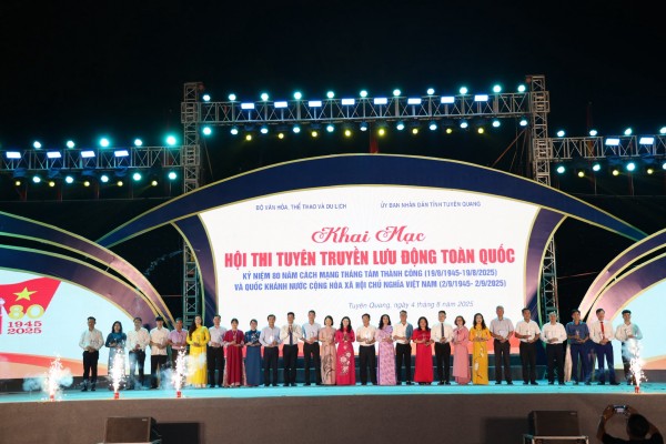 Tuyên Quang: khai mạc Hội thi tuyên truyền lưu động toàn quốc