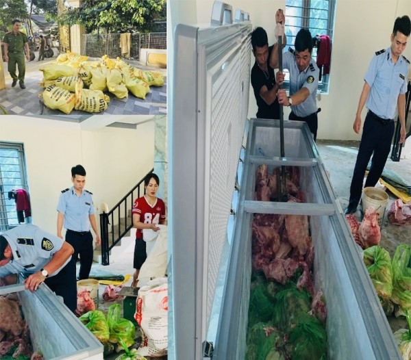 Thanh Hoá: Hơn 1.600kg thịt mắc dịch tả lợn châu Phi được phát hiện trước khi đem bán ra thị trường