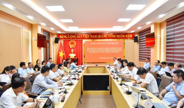 Tỉnh Tuyên Quang kiến nghị những khó khăn, vướng mắc gì về lĩnh vực nông nghiệp và môi trường?