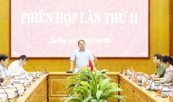 Cao Bằng: Tăng cường kiểm thanh tra, giám sát, kịp thời phát hiện, ngăn chặn xử lý tham nhũng, lãng phí, tiêu cực