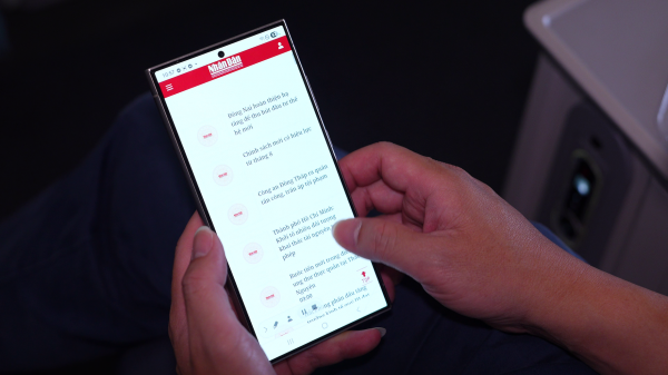 Vietnam Airlines ‘mở bầu trời số’: Kết nối Internet cả khi đang bay