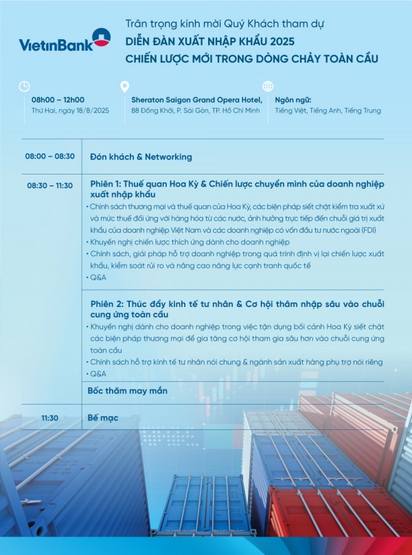 Thuế quan Hoa Kỳ & hành trình tái định vị chiến lược của doanh nghiệp