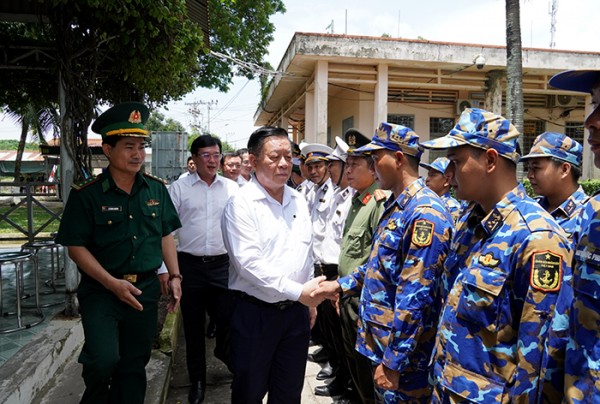 Giữ gìn và bảo vệ chủ quyền biên giới ở Cửa khẩu Quốc tế Thường Phước