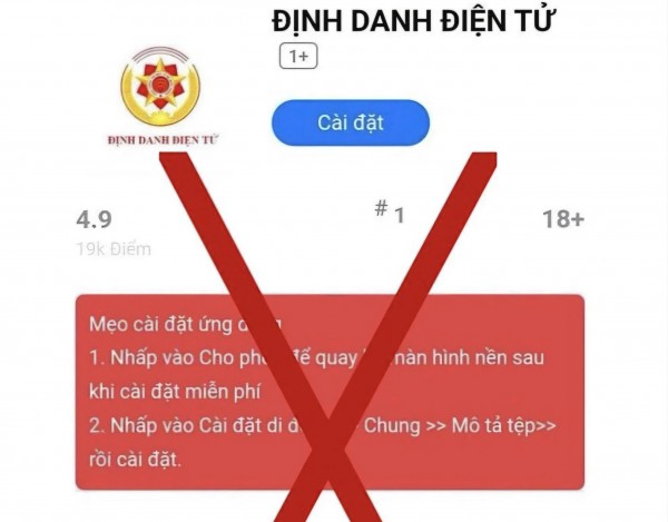 Cảnh báo lừa đảo cài ứng dụng VNeID giả mạo sau sắp xếp đơn vị hành chính