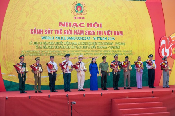 Nhạc hội Cảnh sát thế giới 2025: Khi âm nhạc nối nhịp hữu nghị