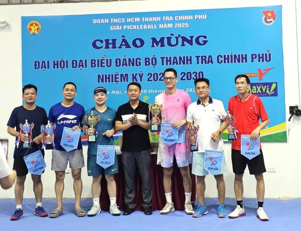 Giao lưu thể thao Pickleball cơ quan Thanh tra Chính phủ năm 2025