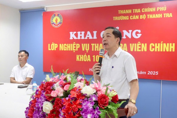 90 công chức ngành Thanh tra tham gia lớp Thanh tra viên chính K10/2025