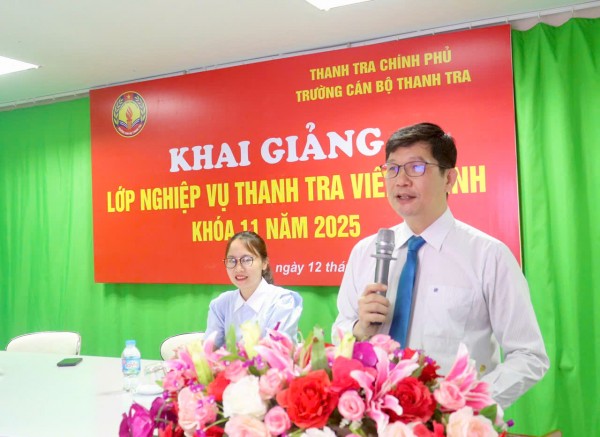 Khai giảng lớp Thanh tra viên chính Khóa 11 năm 2025