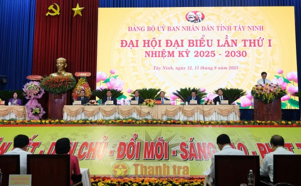 Đảng bộ UBND tỉnh Tây Ninh xác định mục tiêu tăng trưởng GRDP giai đoạn 2026-2030 bình quân 10-10,5%