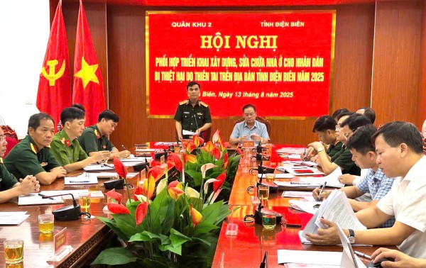 Hoàn thiện 321 nhà ở cho Nhân dân vùng lũ Điện Biên trước 30/9