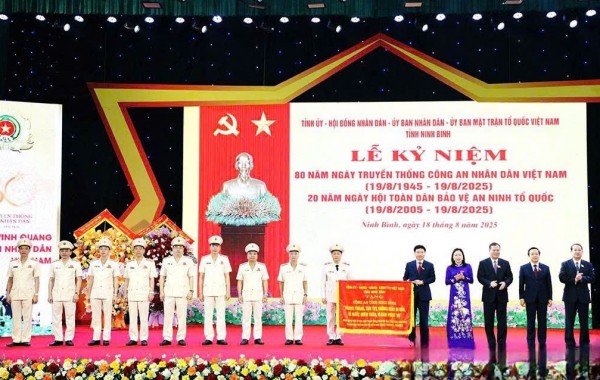 Ninh Bình: Tổ chức Lễ kỷ niệm 80 năm Ngày truyền thống Công an Nhân dân