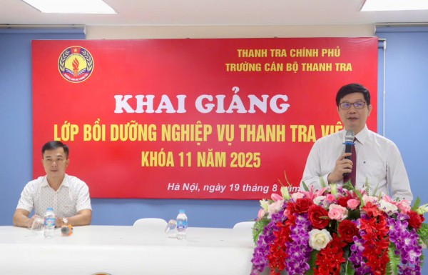 Gần 100 công chức thanh tra địa phương tham gia lớp bồi dưỡng nghiệp vụ thanh tra viên