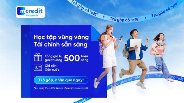 Học tập vững vàng - Tài chính sẵn sàng với Mcredit