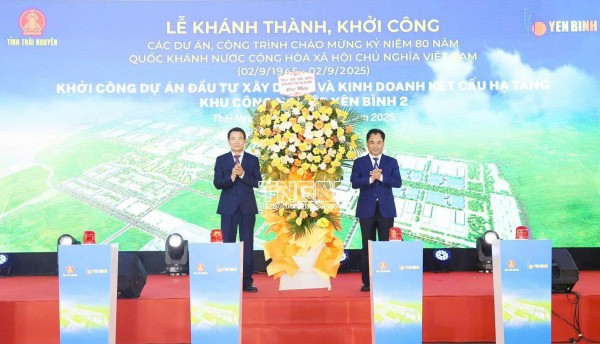 Tỉnh Thái Nguyên khánh thành, khởi công 6 công trình quy mô lớn