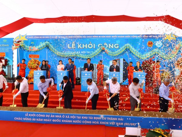 Khánh Hòa đồng loạt khởi công, khánh thành 4 công trình, dự án chào mừng Đại hội Đảng