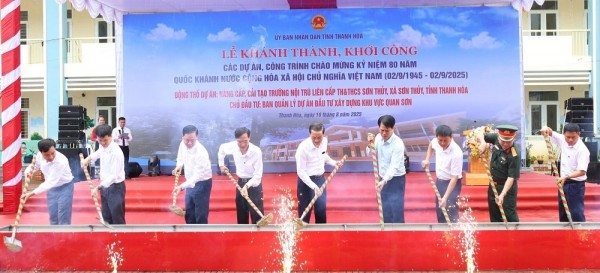 Động thổ dự án giáo dục trọng điểm nơi biên cương Thanh Hóa