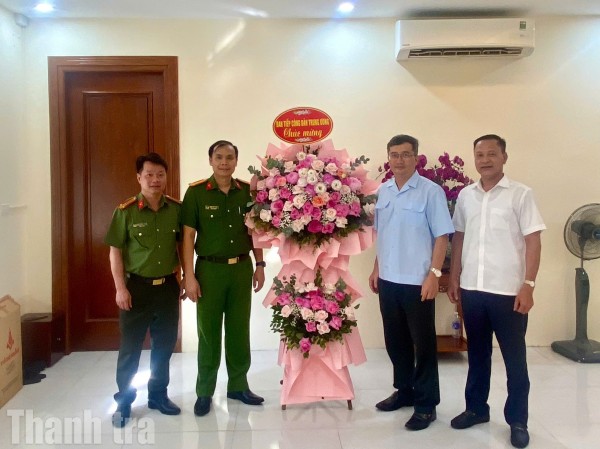 Ban Tiếp công dân Trung ương chúc mừng lực lượng Công an Nhân dân nhân ngày 19/8