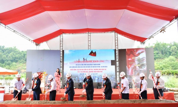 Điện Biên khởi công 3 dự án chào mừng 80 năm Cách mạng tháng Tám và Quốc khánh 2/9