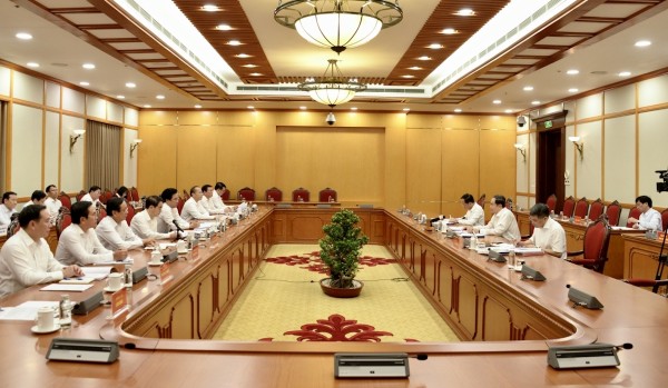 Các tổ công tác của Bộ Chính trị cho ý kiến đề án nhân sự TP Đà Nẵng, Quảng Ninh, Khánh Hoà, Nghệ An