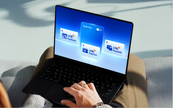 Từ chi tiêu, trả góp đến bảo mật: Một thẻ ba quyền năng với bộ giải pháp VIB Super Pay