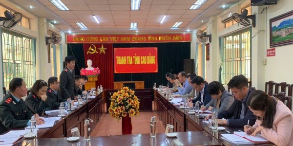 Thanh tra tỉnh Cao Bằng: Nâng cao năng lực, đổi mới phương pháp hoạt động để đáp ứng yêu cầu trong tình hình mới