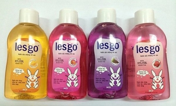 Thu hồi, tiêu hủy lô sản phẩm Nước súc miệng Lesgo trẻ em có chứa Methylparaben
