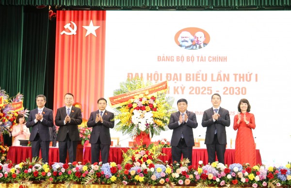 Đại hội đại biểu Đảng bộ Bộ Tài chính lần thứ I, nhiệm kỳ 2025 - 2030: Đoàn kết - Kỷ cương - Đột phá - Phát triển