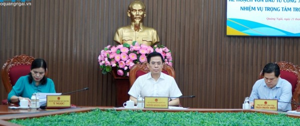 Quảng Ngãi quyết tâm đẩy mạnh thực hiện giải ngân vốn đầu tư công năm 2025